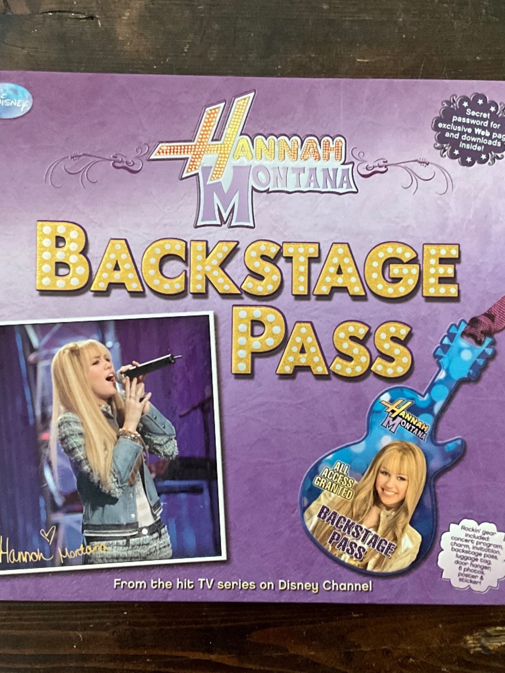 Authentic Hannah Montana Early 2000s Backstage Pass Fan Book
